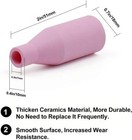 Mig Welder Ceramic Nozzles Mb15 15ak 10pack Gasless Consumables Mig mag Welding