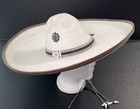 Vintage Authentic Mexican Sombrero La Perla De Occidente Handmade Palm