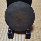 Edo Period Bronze Mirror - Antique Japanese Art Piece  Used  Unique Display