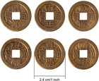 120 Pieces Chinese Coins New Year Feng Shui Coins Good Luck Fortune I-ching Orna