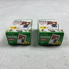2 Fujifilm Instax Mini 20 Print Instant Film Packs New Sealed 11 2020 40 Sheets