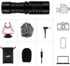 Moukey Mcm-1 Video Mic  Shotgun Mic W  Shock Mount For Phone  Dslr  Camcorders
