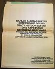David Bowie 1976 Isolar 1 Vintage Tour Concert Program