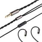 4n High Purity Ofc Oxygen Free Cable Hifi Iem Cable With Microphone  Cotton Yarn