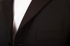 Black Single Breasted Tuxedo Dinner Jacket Blazer Black Tie 3 Button Cruise Prom