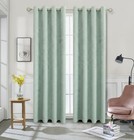 Kate Aurora Hotel Chic Blackout Grommet Top Window Curtains - Assorted Colors