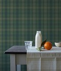 Wallpaper Austin Plaid Wallpaper  Green  Blue  Tan 56 Sq Ft