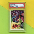 Original 1966 Topps Batman Black Bat Trading Card  50 Psa 5