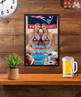 Modelo Beer Patriots Beer Poster 11x17 Vintage Beer Ad Style Man Cave Bar Decor