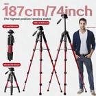 U188 Camera Tripod  Suitable For Canon Nikon  Mobile Phone Tripod  74 Inch Light