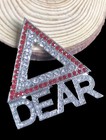 Dst  Delta Sigma Theta  Xl     delta Dear    Brooch With Keepsake Pouch