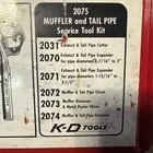 Vintage Usa Made K - D Tools 2075 Muffler And Tail Pipe Service Tool Kit