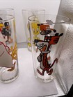 Vintage 1973 Warner Bros Looney Tunes Pepsi Collector Series Glasses - Lot Of 6