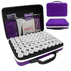 Diamond Painting Storage Containers  60 Slots Diamond Medium 60 Jars  Purple