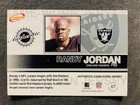 2002 Pacific Atomic  67 Randy Jordan Game Used Worn Jersey Relic Card Rare