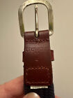 J  Crew Crew Cuts Navy Blue Braided And Leather Belt Boy s L 27-30 