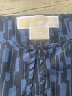 Michael Kors Women   s Size Medium Top  Shades Of Blue  3 4 Sleeves  Round Neck