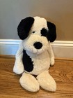 Authentic Jellycat Retired Huge Large Bashful Black   Cream Puppy Dog W  Tag