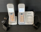 Panasonic Cordless Telephone Kx-tdg530 2- Headset   Machine Call White
