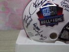 Hall Of Fame Signed Mini Helmet 10 Autographs  4