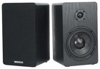 2 Rockville Rockshelf 58b 360w Black 5 25  Home Theater Bookshelf Speakers 8 Ohm
