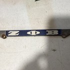 Zeta Phi Beta Blue   Silver License Plate Frame Fraternity   Sorority