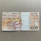 Rare Belgium 1000 Francs Banknote P 150 1998 Pre Euro Belgian Currency Scarce