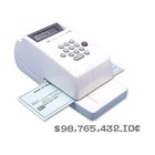 Max Electronic Checkwriter - 10 Digits   1 Column - Personal  Business -