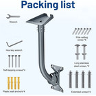 Gen 3 Mount For Starlink  Adjustable Wall   Roof Mounting Kit Compatible With V3