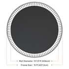 Trampoline Replacement Mat Fit 12 -15  Trampoline Frame 72-96 V-rings Springs