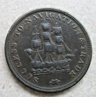 Nova Scotia Half Penny  success To Navigation   Trade  Token   Coin