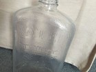 2qt Clear Glass Water Refrigerator Bottle Patent September  1931 Fast Shipping 