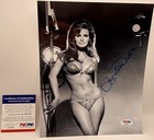 Raquel Welch Signed 8 X 10 Photo Psa dna Authenticated Black   White Sexy Shot