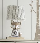 Levtex Baby - Bailey Table Lamp And Shade - Fox Lamp - Nursery Accessories -    
