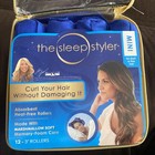 The Sleep Styler Heat-free Nighttime Curlers Short Fine Hair 12- 3  Rollers Mini