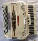 One Of A Kind Vintage 120 Piano Accordion-white Mother Of Pearl  Sylvania