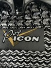 Vtg Pop Icon Semi Sheer Mesh Black Silver Shirt Party Rave Button Up Mens Xl