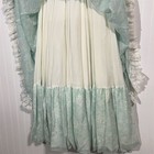 Gunne Sax Jessica Mcclintock Mint Lace Prairie Dress S Vintage Cottagecore Gown