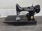 Vintage 1948 Singer Featherweight 221-1 Sewing Machine Ah644362 Case Manual Feet