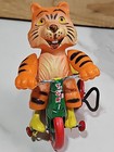 Vtg 60s Marx Windup Mechanical Tiger Trike Revolving Bell Tin Litho Japan Works 