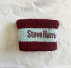 Steve Harris Stage Worn Wristband Sweatband   Concert Ticket Iron Maiden 1988