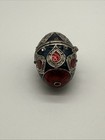 Vintage Enameled Egg Trinket   Pill Box