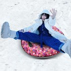 Inflatable Sledding Tube Oxford Cloth Winter Outdoor Skiing Play Snow Sled 80cm