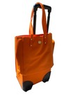 Set Of 5 Joy Mangano Womens Orange Carry-on Luggage Cloth Organizer Tote Bag Nwt