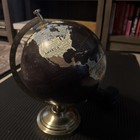 World Map Globe 12  Vintage Antique Desktop Table Decorative Globe Earth On Base