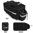Bicycle Ebike Rear Seat Storage Cycling Pannier Saddle Rack Bag Trunk Waterproof