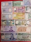 22 Middle East Paper Money Free Shipping Uncirculated  Crisp Different Years 