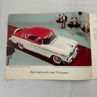 1955 Hudson Hornet And Wasp Car Sales Brochure Catalog Vintage Advertising