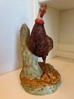 W d  Gaither Turkey Gobbler Decanter Nwtf 1980 Sculptures     Repaired Snood