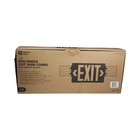 Commercial Electric Led Exit Sign Combo Red green Switchable Emergency Light